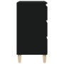 Mesita de noche madera contrachapada negro 40x35x70 cm de , Mesitas de noche - Ref: Foro24-819661, Precio: 55,88 €, Descuento: %