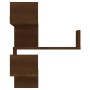 Estanterías de esquina de pared 2uds marrón roble 40x40x50 cm de , Estantes y estanterías - Ref: Foro24-815209, Precio: 40,64...