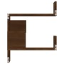 Estanterías de esquina de pared 2uds marrón roble 40x40x50 cm de , Estantes y estanterías - Ref: Foro24-815209, Precio: 40,64...