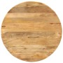 Mesa de comedor madera maciza de mango y acero 110x78 cm de , Mesas de cocina y de comedor - Ref: Foro24-338454, Precio: 235,...