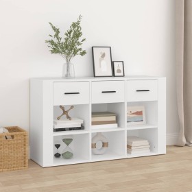 Aparador de madera contrachapada blanco 100x30x59,5 cm de , Aparadores - Ref: Foro24-821004, Precio: 120,02 €, Descuento: %