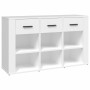 Aparador de madera contrachapada blanco 100x30x59,5 cm de , Aparadores - Ref: Foro24-821004, Precio: 120,02 €, Descuento: %