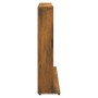 Estantería de CDs contrachapada roble ahumado 102x23x89,5 cm de , Almacenamiento para CD y DVD - Ref: Foro24-815483, Precio: ...