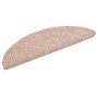 Alfombrilla autoadhesiva de escalera 10 uds 56x17x3 cm marrón de vidaXL, Alfombrillas para escalones - Ref: Foro24-149675, Pr...