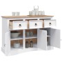 Aparador Corona Range de pino mexicano blanco 132x43x78 cm de , Aparadores - Ref: Foro24-282634, Precio: 341,50 €, Descuento: %