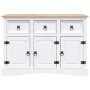 Aparador Corona Range de pino mexicano blanco 132x43x78 cm de , Aparadores - Ref: Foro24-282634, Precio: 341,50 €, Descuento: %