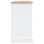 Aparador Corona Range de pino mexicano blanco 132x43x78 cm de , Aparadores - Ref: Foro24-282634, Precio: 341,50 €, Descuento: %