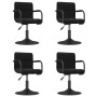 Sillas de comedor giratorias 4 unidades terciopelo negro de , Sillas de comedor - Ref: Foro24-3087916, Precio: 255,90 €, Desc...