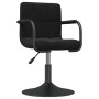 Sillas de comedor giratorias 4 unidades terciopelo negro de , Sillas de comedor - Ref: Foro24-3087916, Precio: 255,90 €, Desc...