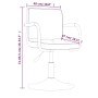 Sillas de comedor giratorias 4 unidades terciopelo negro de , Sillas de comedor - Ref: Foro24-3087916, Precio: 255,90 €, Desc...