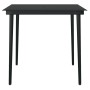 Juego de comedor de jardín 3 piezas negro de , Conjuntos de jardín - Ref: Foro24-3099107, Precio: 248,40 €, Descuento: %