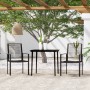 Juego de comedor de jardín 3 piezas negro de , Conjuntos de jardín - Ref: Foro24-3099203, Precio: 195,11 €, Descuento: %