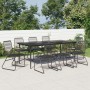 Juego de comedor de jardín 9 piezas ratán PVC negro de , Conjuntos de jardín - Ref: Foro24-3099220, Precio: 644,94 €, Descuen...