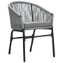 Juego de comedor de jardín 7 piezas ratán sintético gris de , Conjuntos de jardín - Ref: Foro24-3099236, Precio: 659,00 €, De...