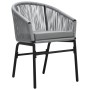 Juego de comedor para jardín 5 piezas ratán sintético gris de , Conjuntos de jardín - Ref: Foro24-3099234, Precio: 406,40 €, ...