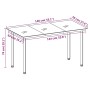 Juego de comedor de jardín 5 piezas con cojines marrón de , Conjuntos de jardín - Ref: Foro24-3099229, Precio: 542,12 €, Desc...