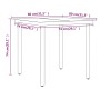 Juego de comedor para jardín 5 piezas con cojines gris y negro de , Conjuntos de jardín - Ref: Foro24-3099288, Precio: 304,58...