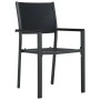 Juego de comedor para jardín 5 piezas negro de , Conjuntos de jardín - Ref: Foro24-3099276, Precio: 308,82 €, Descuento: %
