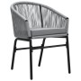 Juego de comedor de jardín 7 piezas ratán sintético gris de , Conjuntos de jardín - Ref: Foro24-3099255, Precio: 706,57 €, De...
