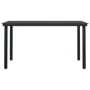 Juego de comedor de jardín 7 piezas con cojines gris y negro de , Conjuntos de jardín - Ref: Foro24-3099338, Precio: 525,66 €...