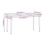 Juego de comedor de jardín 5 piezas con cojines beige y negro de , Conjuntos de jardín - Ref: Foro24-3099319, Precio: 374,76 ...