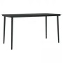 Juego de comedor de jardín 7 piezas con cojines gris y negro de , Conjuntos de jardín - Ref: Foro24-3099350, Precio: 520,03 €...