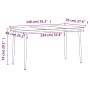 Juego de comedor para jardín 5 piezas con cojines gris y negro de , Conjuntos de jardín - Ref: Foro24-3099373, Precio: 612,09...