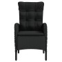 Juego de comedor de jardín 3 piezas con cojines negro de , Conjuntos de jardín - Ref: Foro24-3099365, Precio: 342,26 €, Descu...