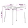 Juego de comedor de jardín 3 piezas con cojines negro de , Conjuntos de jardín - Ref: Foro24-3099365, Precio: 342,26 €, Descu...