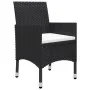 Juego de comedor para jardín de 5 piezas negro de vidaXL, Conjuntos de jardín - Ref: Foro24-3067761, Precio: 391,04 €, Descue...