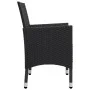 Juego de comedor para jardín de 5 piezas negro de vidaXL, Conjuntos de jardín - Ref: Foro24-3067761, Precio: 391,04 €, Descue...