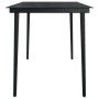 Juego de comedor para jardín 5 piezas con cojines gris y negro de , Conjuntos de jardín - Ref: Foro24-3099409, Precio: 310,09...