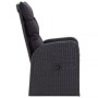 Juego de comedor de jardín 5 piezas con cojines negro de , Conjuntos de jardín - Ref: Foro24-3099480, Precio: 742,15 €, Descu...