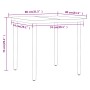 Juego de comedor de jardín 5 piezas con cojines negro de , Conjuntos de jardín - Ref: Foro24-3099480, Precio: 742,15 €, Descu...