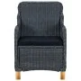 Juego de comedor para jardín 3 piezas gris oscuro de vidaXL, Conjuntos de jardín - Ref: Foro24-3067753, Precio: 326,22 €, Des...