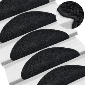 Alfombrillas de escalera 10 unidades negro 65x21x4 cm de vidaXL, Alfombrillas para escalones - Ref: Foro24-149801, Precio: 66...