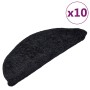 Alfombrillas de escalera 10 unidades negro 65x21x4 cm de vidaXL, Alfombrillas para escalones - Ref: Foro24-149801, Precio: 66...