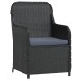 Juego de comedor de jardín 7 piezas con cojines negro de , Conjuntos de jardín - Ref: Foro24-3099532, Precio: 949,34 €, Descu...