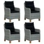 Juego de comedor para jardín de 5 piezas gris claro de vidaXL, Conjuntos de jardín - Ref: Foro24-3067850, Precio: 702,44 €, D...