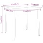 Juego de comedor para jardín 5 piezas negro de , Conjuntos de jardín - Ref: Foro24-3099620, Precio: 251,87 €, Descuento: %
