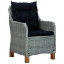 Juego de comedor para jardín de 5 piezas gris claro de vidaXL, Conjuntos de jardín - Ref: Foro24-3067850, Precio: 713,65 €, D...