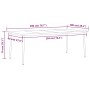Juego de comedor de jardín 9 piezas negro de , Conjuntos de jardín - Ref: Foro24-3099636, Precio: 674,31 €, Descuento: %