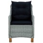 Juego de comedor para jardín de 5 piezas gris claro de vidaXL, Conjuntos de jardín - Ref: Foro24-3067850, Precio: 713,65 €, D...