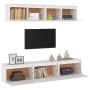 Muebles para TV 5 piezas madera maciza de pino blanco de , Muebles TV - Ref: Foro24-3100150, Precio: 241,38 €, Descuento: %