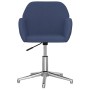 Sillas de comedor giratorias 2 unidades tela azul de , Sillas de comedor - Ref: Foro24-3103042, Precio: 155,03 €, Descuento: %