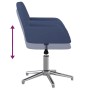 Sillas de comedor giratorias 2 unidades tela azul de , Sillas de comedor - Ref: Foro24-3103042, Precio: 155,03 €, Descuento: %