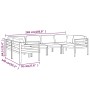 Set muebles de jardín 6 pzas y cojines aluminio gris antracita de , Conjuntos de jardín - Ref: Foro24-3107811, Precio: 898,23...