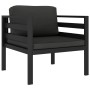 Set muebles de jardín 7 pzas y cojines aluminio gris antracita de , Conjuntos de jardín - Ref: Foro24-3107795, Precio: 991,28...