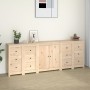 Aparador de madera maciza de pino 230x35x80 cm de , Aparadores - Ref: Foro24-3114084, Precio: 400,85 €, Descuento: %