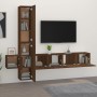 Set de muebles para TV 5 pzas madera contrachapada roble marrón de , Muebles TV - Ref: Foro24-3114253, Precio: 188,87 €, Desc...